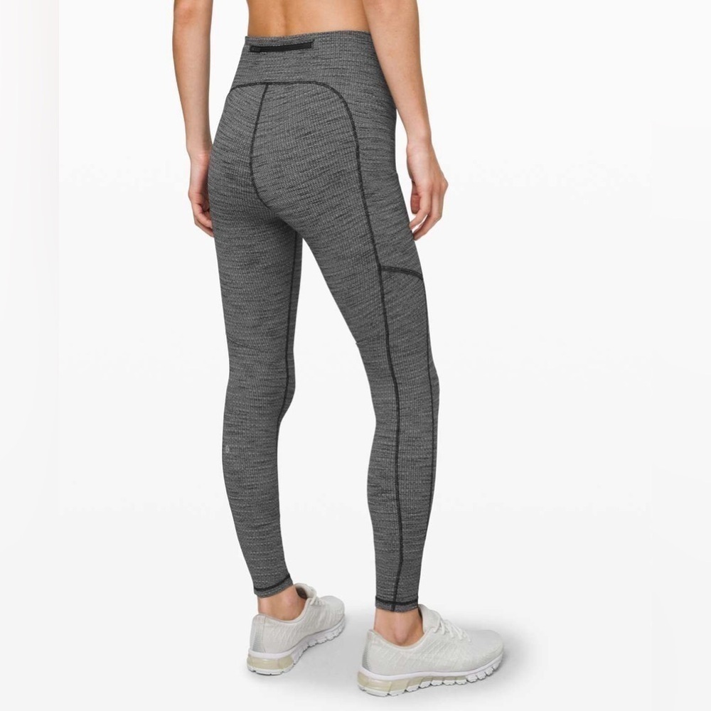 Lululemon Speed Up Tight 28" Luxtreme Legging Pant - Knit Heathered Black - US 6